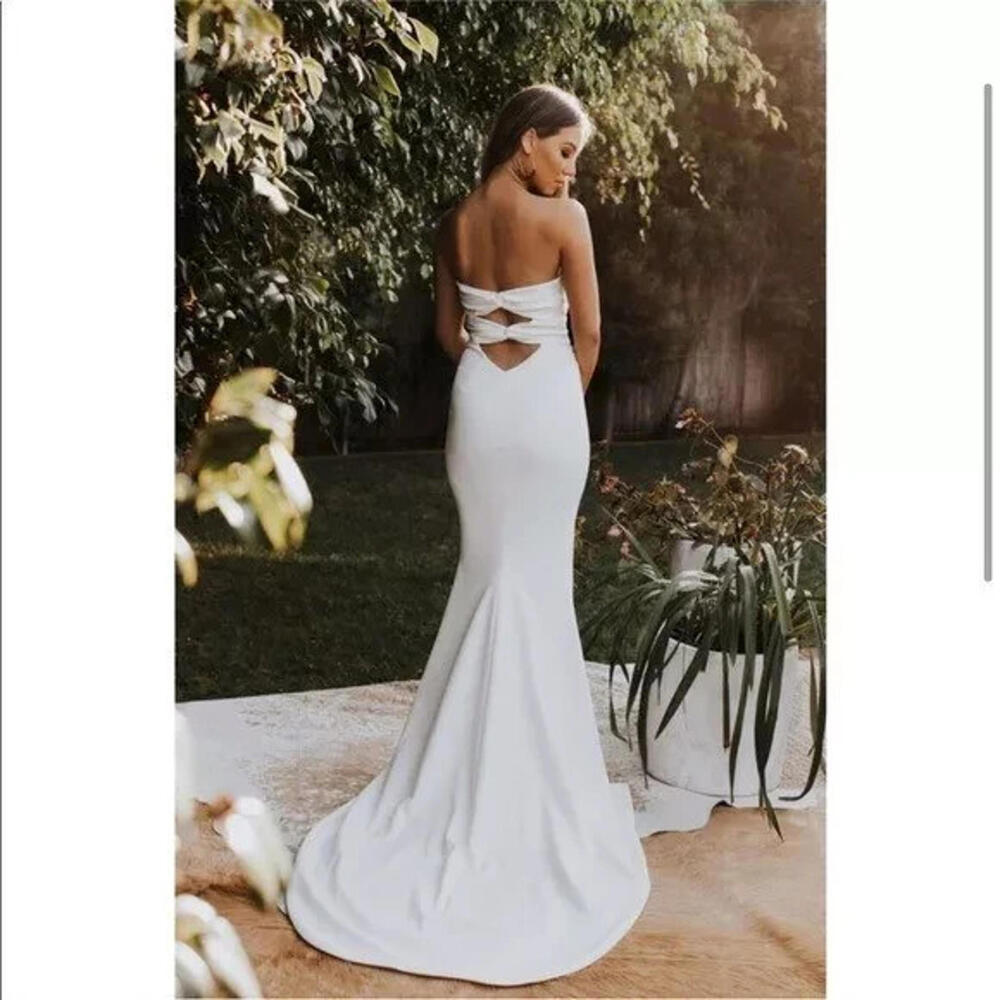 Katie May X NOEL AND JEAN Divinity Gown Ivory White Wedding SZ M NWT $695msrp